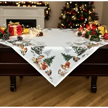 ubrus Vánoční ubrus na stůl FABIAN 85x85 cm Mybesthome