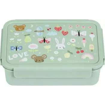 Svačinový box A Little Lovely Company - krabička na svačinu - radosti