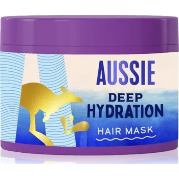 Vlasová regenerace Aussie Deep Hydration Hair Mask intenzivní hydratační maska pro suché a poškozené vlasy 500 ml