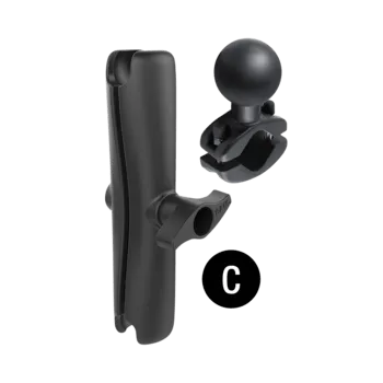 RAM Mounts RAM-334-1U Set for Handlebar/Tubes