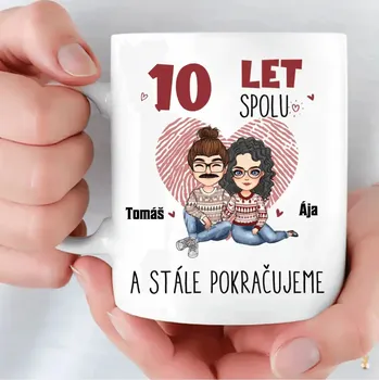 Sada hrknů 2ks 330 ml - X Let spolu. A stále pokračujeme Červená