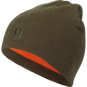 Čepice Härkila / Seeland HÄRKILA oboustranná čepice beanie Willow green/Orange