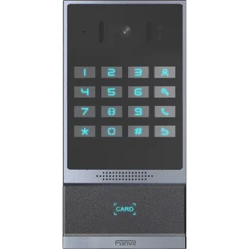 Mobilní telefon Fanvil i64 SIP video dveřní interkom, 2SIP, číselnice, 1 konf. tl., H264, IP66, IK10, RDFI, NFC