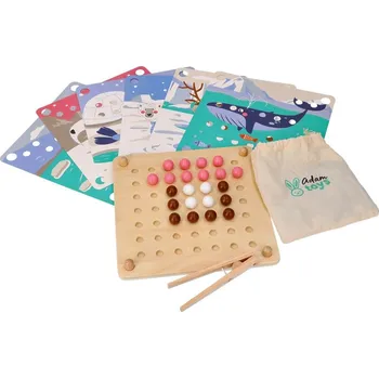 Hlavolam Skládačka s kuličkami Chyť a sestav arktická zvířata