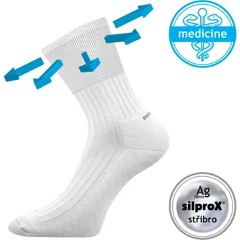 Oblečení a móda VOXX ponožky Corsa Medicine světle šedá