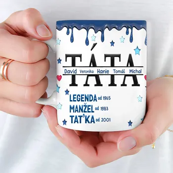 Hrnek - Táta Manžel Legenda Černá