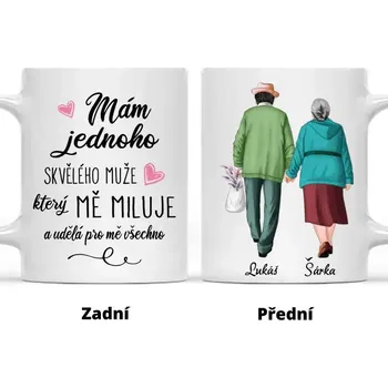 Stolování Hrnek - Navždy spolu - Manželé 9. verze Bílá