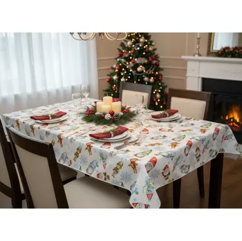 Stolování Vánoční ubrus na stůl NATALE SPLASH VI. různé rozměry Mybesthome Rozměr: 140x230 cm