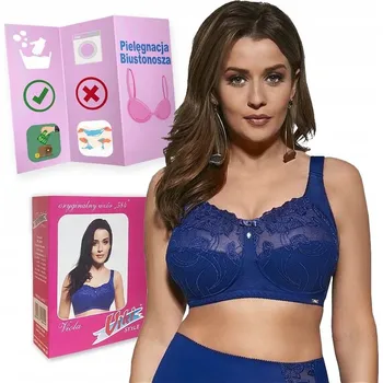 Podprsenka Viki podprsenka nevyztužená modrá velikost 90G