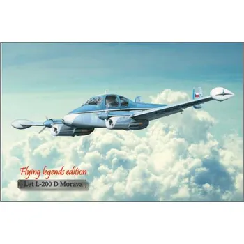 Obraz Cedule letadlo let L-200 Morava