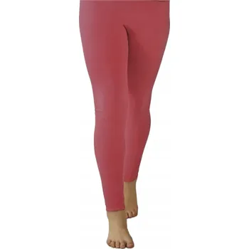 Dívčí legíny Cleve dětské legíny dlouhé zateplené polyester růžové velikost 116