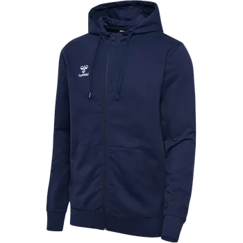 Pánské oblečení Mikina s kapucí Hummel HMLGO 2.0 ZIP HOODIE 224837-7026 Velikost 2XL