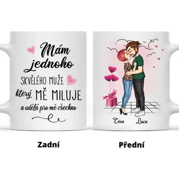 Hrnek - Navždy spolu - Manželé 8. verze Červená