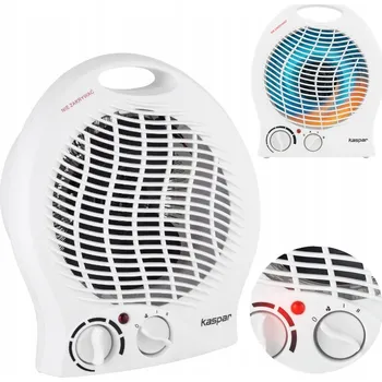 Přímotop Teplovzdušný ventilátor Kaspar 2000 W s termostatem a ochranou proti přehřátí