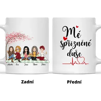 Hrnek - Nejlepší kamarádka 17. verze - Až 5 holky Modrá