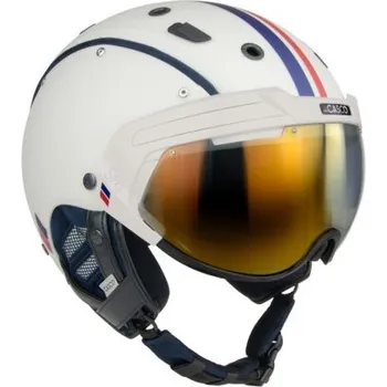 Casco Sp-6 Split Legend elfe-blau-ro lyžařská helma se štítem M
