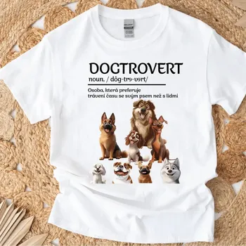 Tričko - Dogtrovert Tričko / Šedá / 3XL