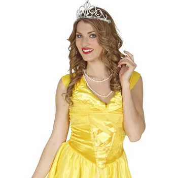 Karnevalový doplněk Korunka - stříbrná