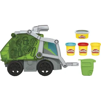 Modelovací hmota Play-Doh Ciastolina Popelářské auto pro recyklaci + 4 tuby F5173