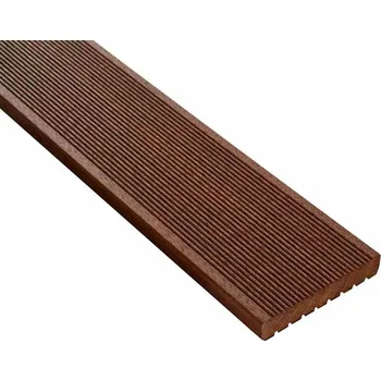 Terasové prkno Terasová prkna MERBAU Drážka 25x145x3965 mm - Jemná/hrubá | Exotické terasové prkno