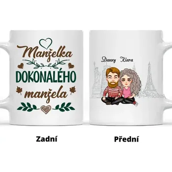 Hrnek - Navždy spolu - Manželé 4 Červená