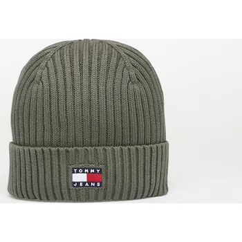Čepice Čepice Tommy Jeans Heritage Core Beanie Pewter Green Universal