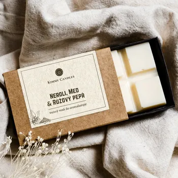 Aroma lampa Vonný vosk Neroli, Med & Růžový pepř