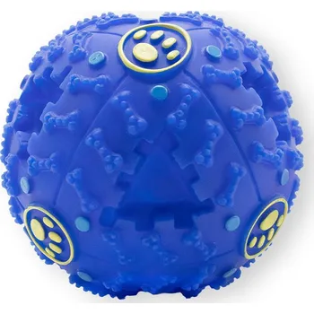 Hračka pro psa HUGS by Akinu Míček pískací na pamlsky hračka pro psy modrá ø 9,5 cm
