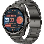 Madvell Onyx 3 s GPS černé s kovovým řemínkem + silikonový řemínek