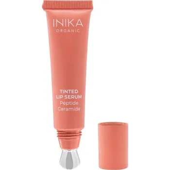 Pleťové sérum Inika Organic Tinted Lip Serum - Tónované sérum na rty s peptidy a ceramidy 10 ml Barva: Blush - přirozený odstín jemného ruměnce tváří