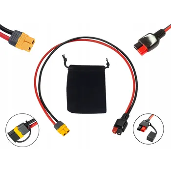 elektrický kabel Silikonový kabel 13AWG s konektorem Amass XT60-F na zástrčku Anderson 30A, 0,5 m