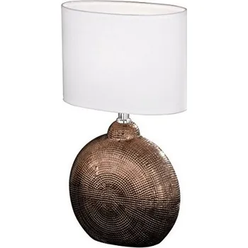 Stojací lampa svítidlo HONSEL 51271 stolní lampa 30W/E14 měď/bílá