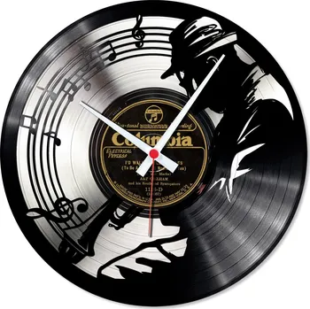 Hodiny Nástěnné hodiny LP deska - JAZZ
