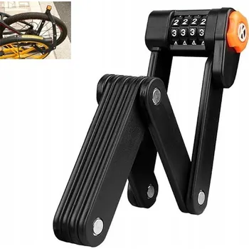 Zámek na kolo SKLÁDACÍ ZÁMEK NA KOLO 85 CM S KÓDEM PRO KOLA A HORSKÁ KOLA