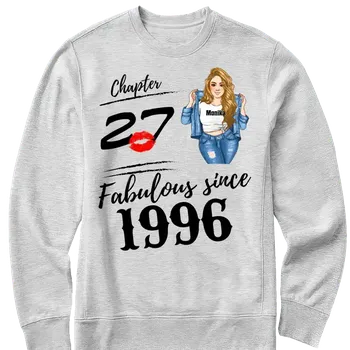 Pánská mikina Mikina - Fabulous since 2 Mikina / Bílá / 3XL