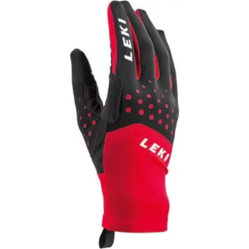 Rukavice LEKI Glove Nordic Race black-red