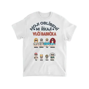 Tričko - Moji oblíbení mi říkají 2 - Až 12 lidí Tričko / Růžová / S