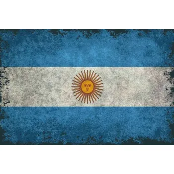 Obraz Cedule Argentina vlajka