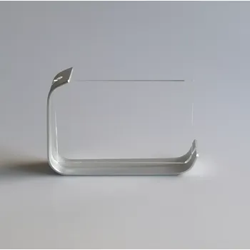 Diplom s kovovým rámem velký-stříbrný (Skleněná plaketa - diplom, 215x140)