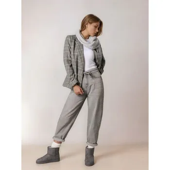 Dámská zimní obuv Sinsay - Zateplené kotníkové boty s vlněnou vložkou - šedá - 146FW-09X - 146FW-09X-38