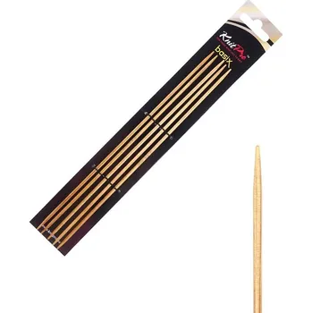 Jehlice KnitPro Basix Beech ponožkové jehlice 20cm 2,5mm (KnitPro Basix Beech Double Pointed Needles 20cm 2,5mm)