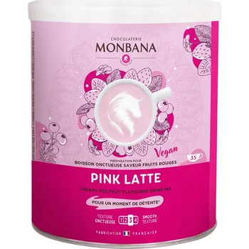 Monbana rozpustný nápoj Pink Latte 350g