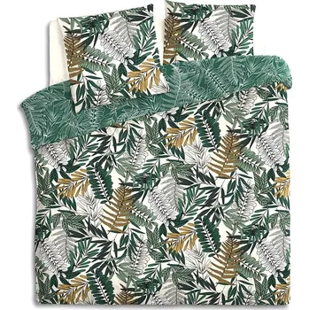 Povlečení Atmosphera Bavlněná sada povlečení TROPIK, listový motiv, 240x220 cm