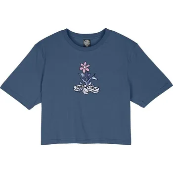 Dámské tričko SANTA CRUZ triko - Flourish T-Shirt Heritage Blue (HERITAGE BLUE) velikost: 14