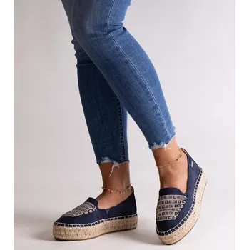 Dámské polobotky Espadrilky JJ274889 tm.modré - Big Star 39