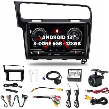 Mobilní telefon AUTORÁDIO S ANDROID 13 PRO VW GOLF 7 2013-2017, AUTOMATICKÉ PŘEHRÁVÁNÍ S ANDROIDEM, BT, SIM KARTA 6 GB/128 GB