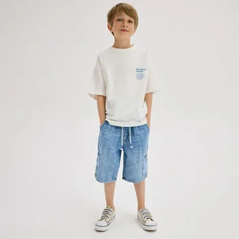 Reserved - Džínové šortky - modrá - 3507G-55J - 3507G-55J-128