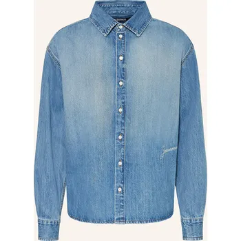 Pánská košile Jacquemus Pánská Džínová Košile La Chemise De-Nimes Simon...