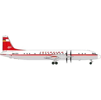 letadlo a vrtulník Ilyushin IL-18 Interflug Herpa 538800