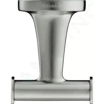 Držák na ručník Duravit Starck T Dvojháček, kartáčovaný nerez, 0099307000